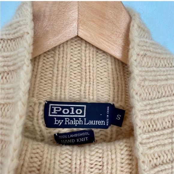 Ralph Lauren Lambswool Fisherman Sweater (Collector’s Vintage) - Picture 5 of 10